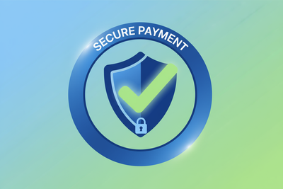 Secure Payment"
Mô tả: "100% protected transactions"